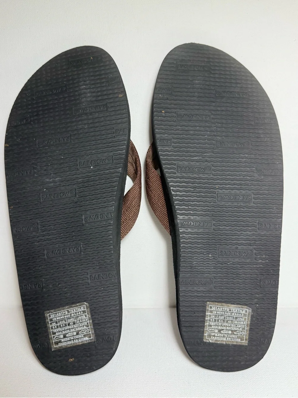 Rainbow Sandals Men's Cloud Sandals, Brown/Black, Men's M / 8.5-9.5